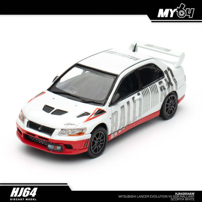 (UNSEAL UNIT) [Hobby Japan] Mitsubishi Lancer Evolution 7 GSR RALLIART -  Scortia White