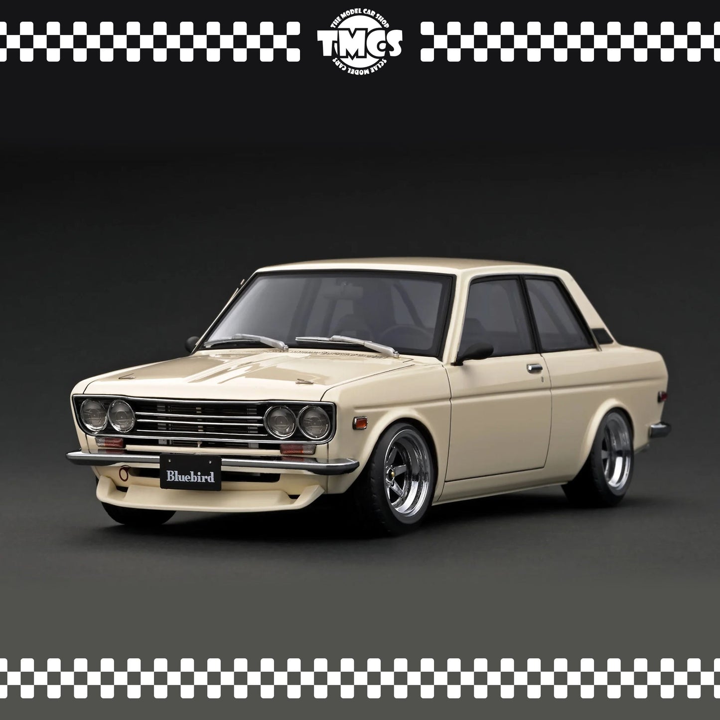 [Ignition Model] 1:18 Datsun Bluebird (510) - White