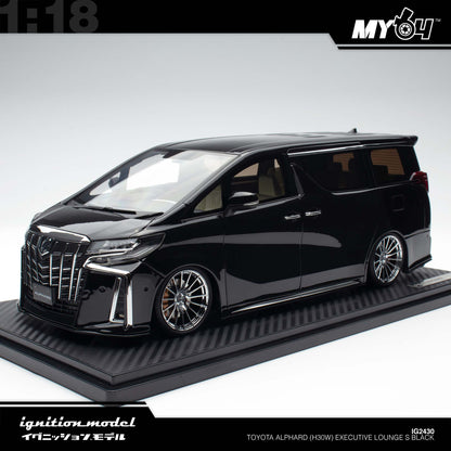 [Ignition Model] 1:18 Toyota Alphard (H30W) Executive Lounge S - Black