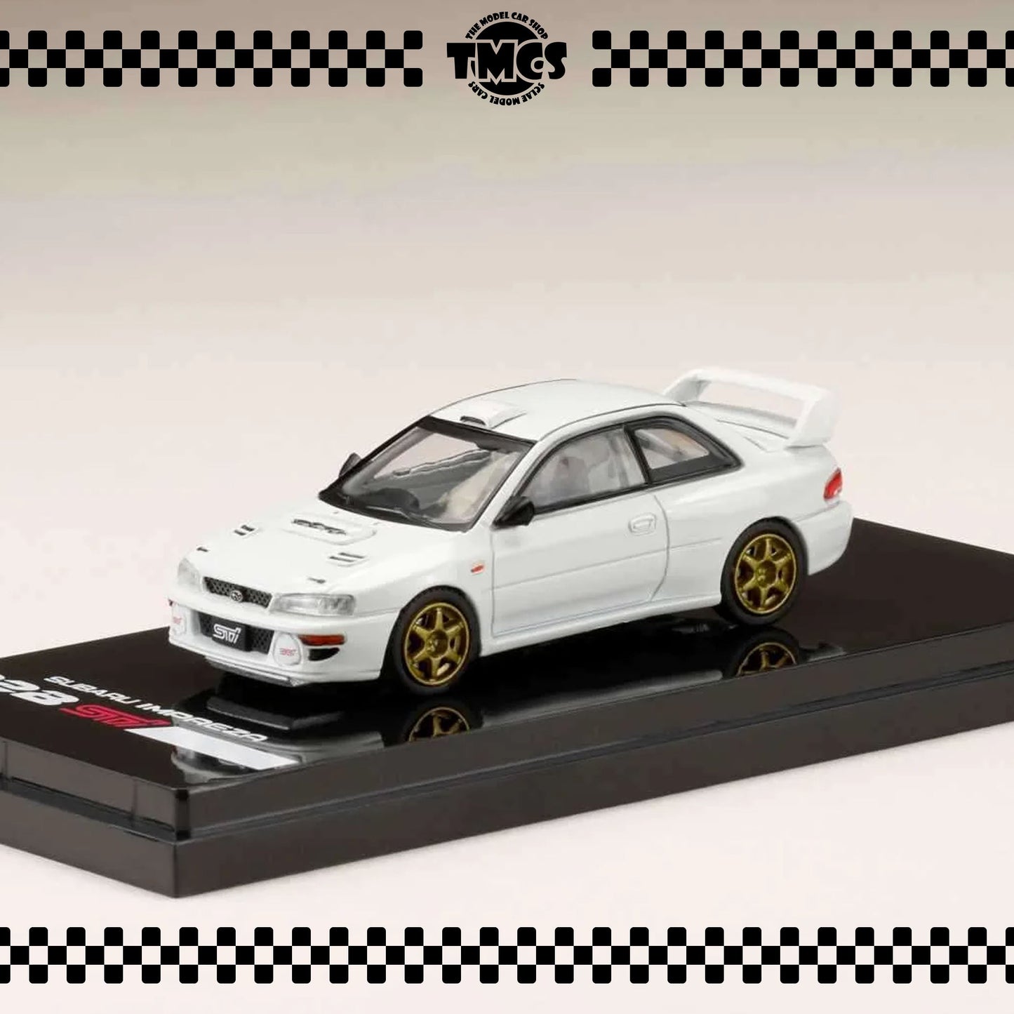 [Hobby Japan] Subaru Impreza 22B STi Version (GC8改) Rally Base - Fether White