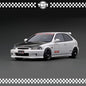 [Ignition Model] 1:18 Honda Civic (EK9) Type R - White With Carbon Bornet