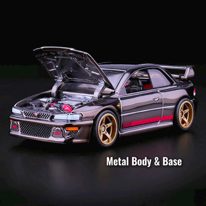 Hot Wheels Subaru Impreza WRX Sti RLC 2025 Metal Gun Grey Hotwheels 98 Subaru Impreza Redline Club Exclusive JDM Car