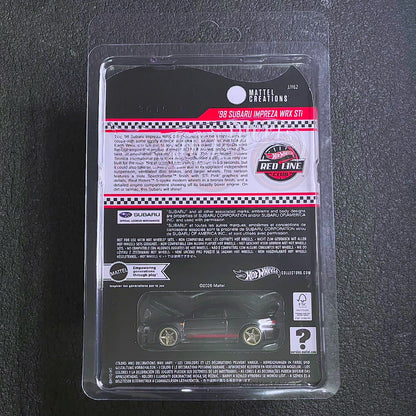 Hot Wheels Subaru Impreza WRX Sti RLC 2025 Metal Gun Grey Hotwheels 98 Subaru Impreza Redline Club Exclusive JDM Car
