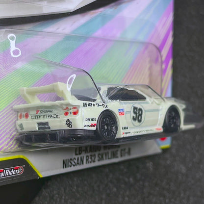 Hot Wheels LB-Kaido Works Nissan Skyline GT-R R32 Aero Styles Premium Car Culture Hotwheels LBWK GTR R32 Lando Norris GTR R32 Lbwk 2026 R32 GTR Liberty Walk Hotwheels Premium Aero Style Premium Card Gtr r32