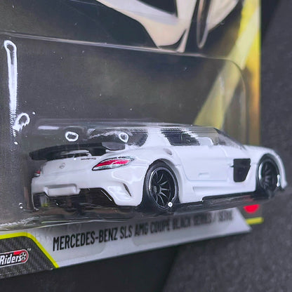 Hot Wheels Mercedes Benz SLS AMG Coupe Black Series [First Edition] Premium Car Culture F&f Hotwheels Mercedes SLR White