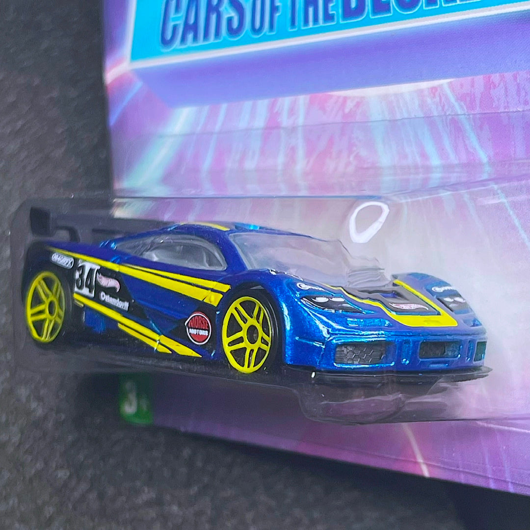 Hot Wheels Mclaren F1 GTR The 90's Cars of the Decades Walmart Exclusive 2011 Blue Mclaren F1 Collections Diecast Car F1 gtr mclaren Model Kereta Mainan Car of the Decade Car Toy Hot Wheels No.1 Hotwheels Mclaren F1 GTR Black Mclaren GTR Biru Hot wheel