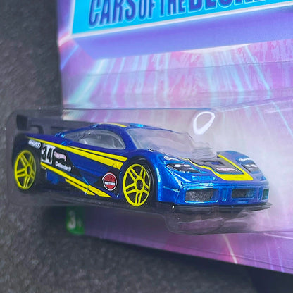 Hot Wheels Mclaren F1 GTR The 90's Cars of the Decades Walmart Exclusive 2011 Blue Mclaren F1 Collections Diecast Car F1 gtr mclaren Model Kereta Mainan Car of the Decade Car Toy Hot Wheels No.1 Hotwheels Mclaren F1 GTR Black Mclaren GTR Biru Hot wheel
