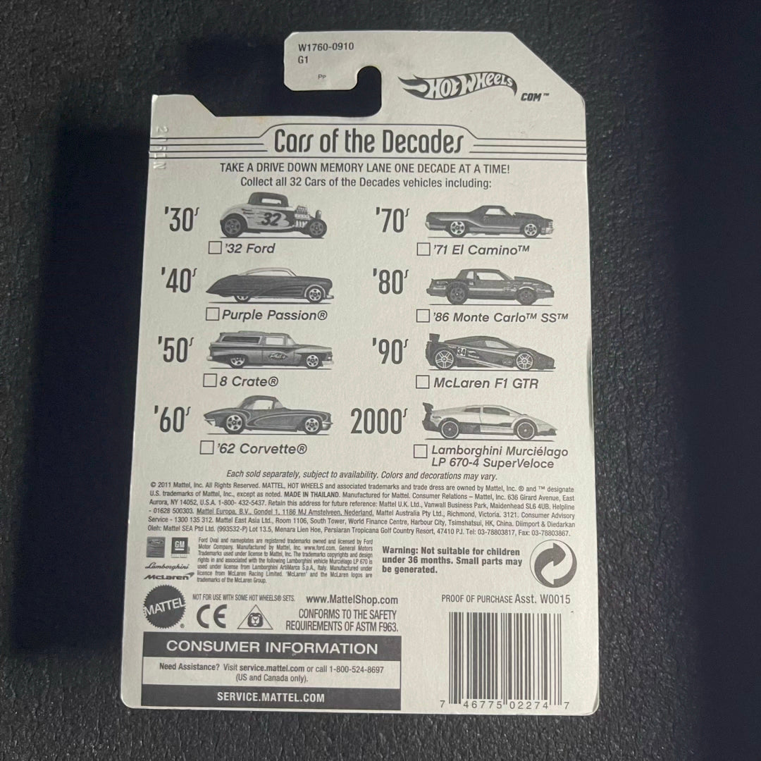 Hot Wheels Mclaren F1 GTR The 90's Cars of the Decades Walmart Exclusive 2011 Blue Mclaren F1 Collections Diecast Car F1 gtr mclaren Model Kereta Mainan Car of the Decade Car Toy Hot Wheels No.1 Hotwheels Mclaren F1 GTR Black Mclaren GTR Biru Hot wheel