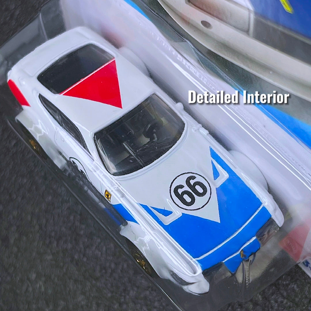 Hot Wheels Ferrari 365 GTB/4 Competizione White Ferrari Hotwheels 2026 Italian Super Car Classic Ferrari Hot Wheels Ferarri 365 GTB4 Diecast Car Hotwheels Ferrari Putih 2026 Klasik Ferrari Car Toy Hot Wheels Ferrari 2/4 Collections Ferrari No.66