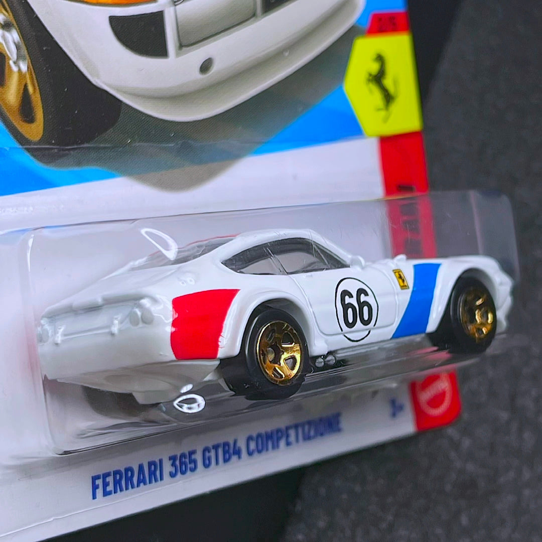 Hot Wheels Ferrari 365 GTB/4 Competizione White Ferrari Hotwheels 2026 Italian Super Car Classic Ferrari Hot Wheels Ferarri 365 GTB4 Diecast Car Hotwheels Ferrari Putih 2026 Klasik Ferrari Car Toy Hot Wheels Ferrari 2/4 Collections Ferrari No.66
