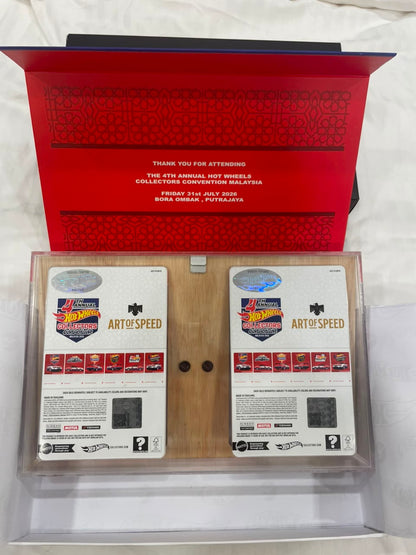 Hot Wheels 4th Annual Collectors Convention Malaysia 2026 Nissan Skyline GT-R V-Spec II (BNR34) Dinner Set