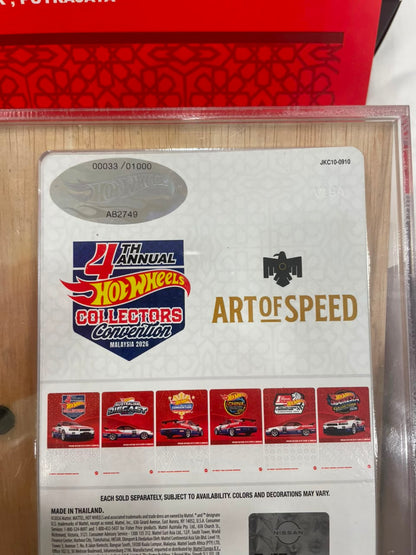 Hot Wheels 4th Annual Collectors Convention Malaysia 2026 Nissan Skyline GT-R V-Spec II (BNR34) Dinner Set