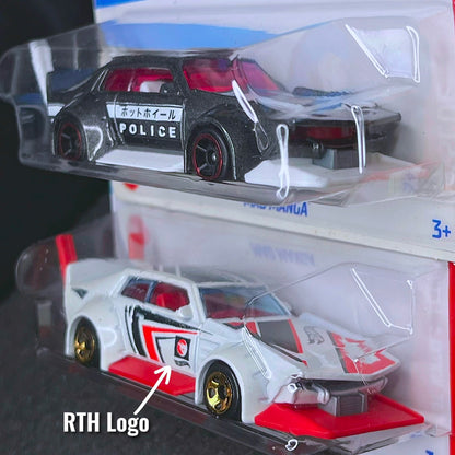 Hot Wheels Mad Manga Police Car 2023 & Hotwheels Mad Manga RTH 2026 Hot Wheels Regular Treasure Hunt Hotwheel Diecast Car Hot Wheels Bosozoku Car JDM Modified Hotwheels Kereta Polis Japan Bosozoku Diecast Police Car Toy