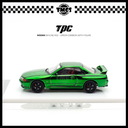 [TPC] Nissan Skyline R32 - Green Carbon With Figure