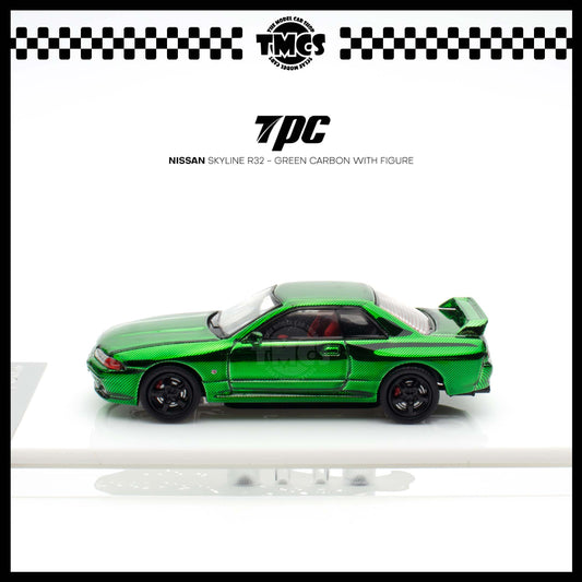 [TPC] Nissan Skyline R32 - Green Carbon With Figure