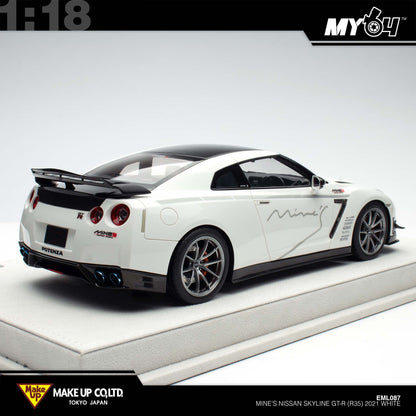 [Make Up] Mine's Nissan Skyline GT-R (R35) 2021 - White