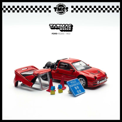 [Tarmac Works] Ford RS200 - Red
