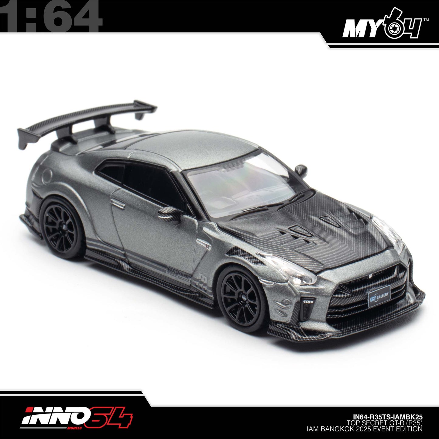 [INNO64] 1:64 "Top Secret" Nissan Skyline GT-R R35 (IAMBK25)