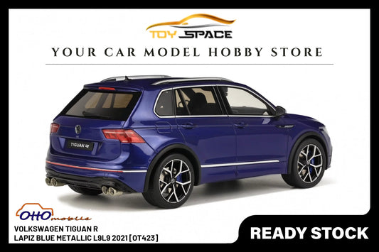 [OTTOMOBILE] 1:18 Volkswagen Tiguan R Lapiz Blue Metallic L9L9 2021 [OT423]