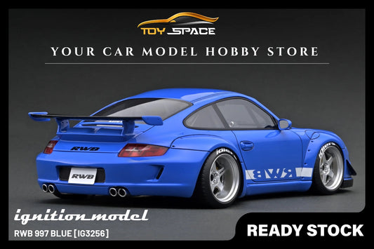 [IGNITION MODEL] 1:18 RWB 997 Blue [IG3256] - Toy Space Diecast Online Store Singapore