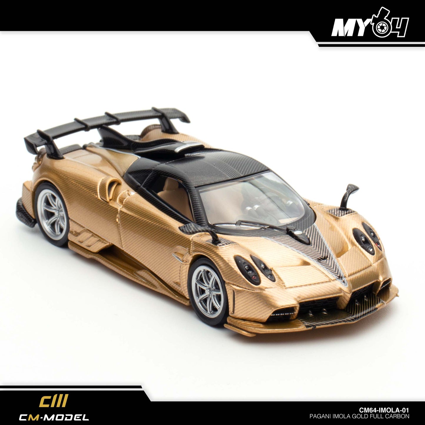 [CM Model] Pagani Imola - Gold Full Carbon