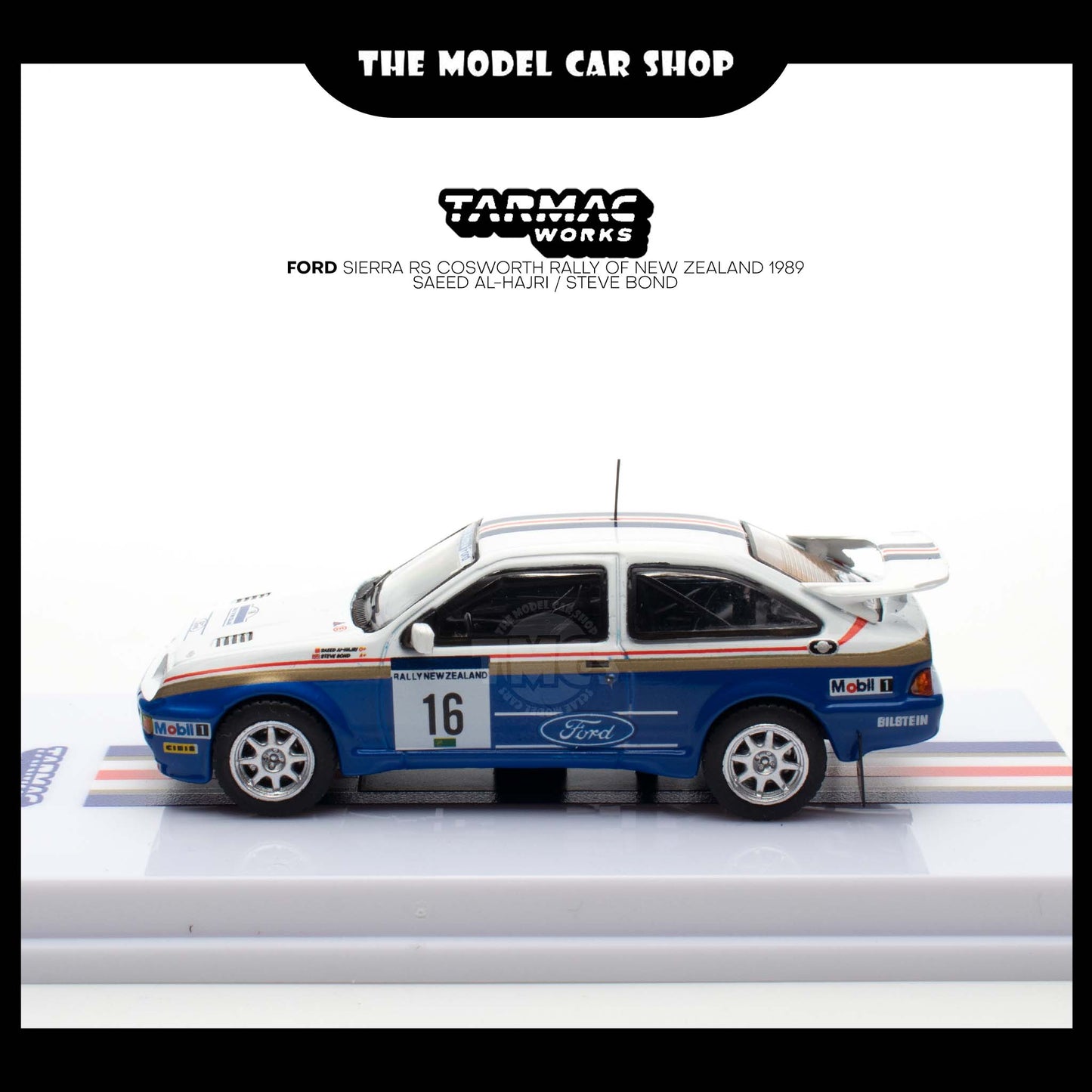 [Tarmac Works] Ford Sierra RS Cosworth Rally of New Zealand 1989 Saeed Al-Hajri / Steve Bond