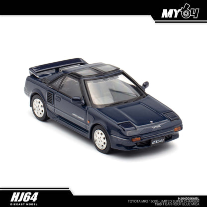 [Hobby Japan] Toyota MR2 1600G - Limited Super Charger 1988 T Bar Roof - Blue Mica
