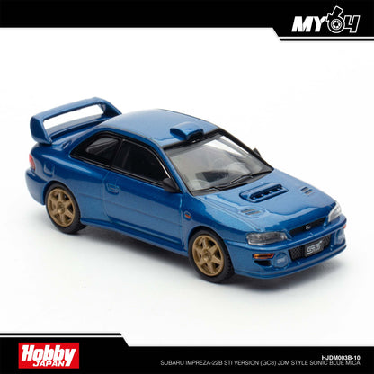 (UNSEAL UNIT) [Hobby Japan] Subaru Impreza-22B STi Version (GC8) JDM Style - Sonic Blue Mica
