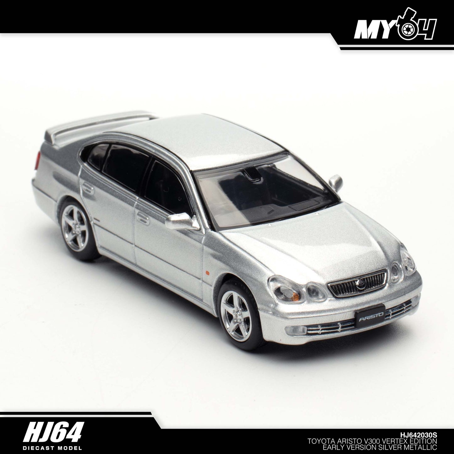 [Hobby Japan] Toyota Aristo V300 Vertex Edition Early Version - Silver Metallic