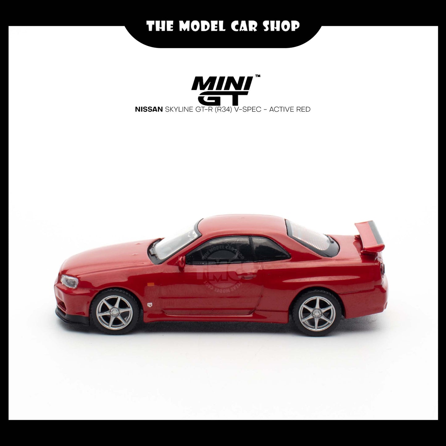 [MINI GT] Nissan Skyline GT-R (R34) V-Spec - Active Red