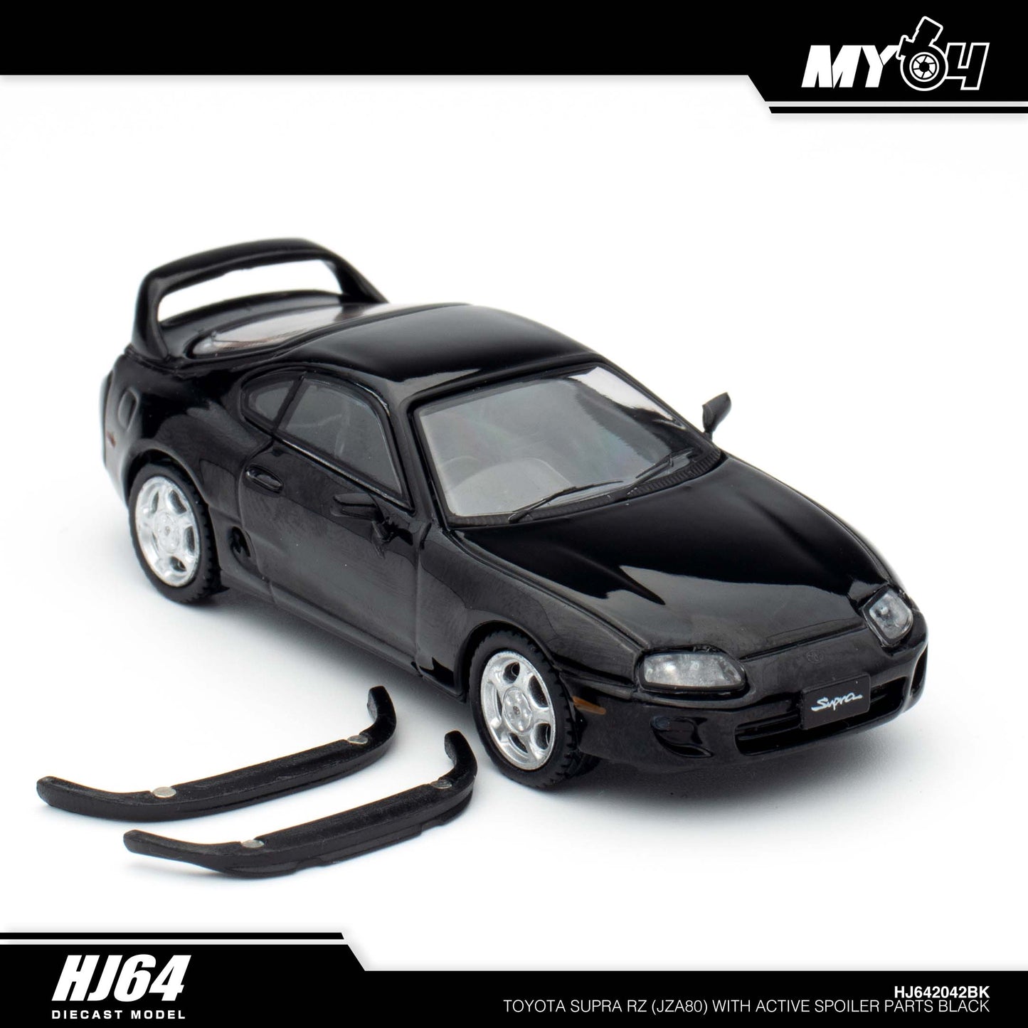 [Hobby Japan] Toyota Supra RZ (JZA80) with Active Spoiler Parts - Black