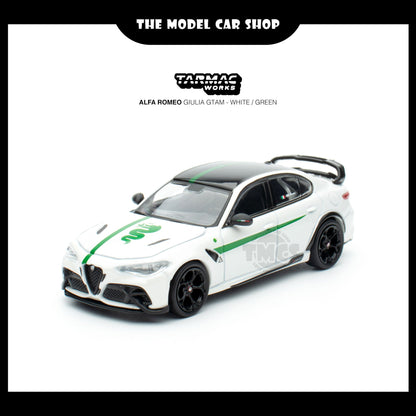 [Tarmac Works] Alfa Romeo Giulia GTAm - White / Green