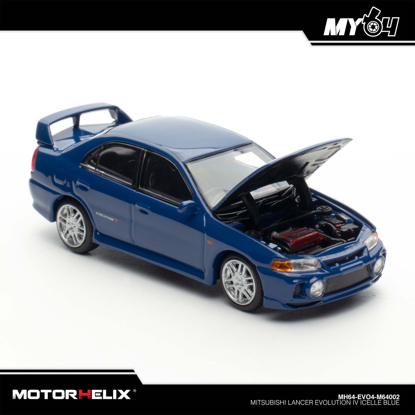 [Motorhelix] Mitsubishi Lancer Evolution IV - Icelle Blue