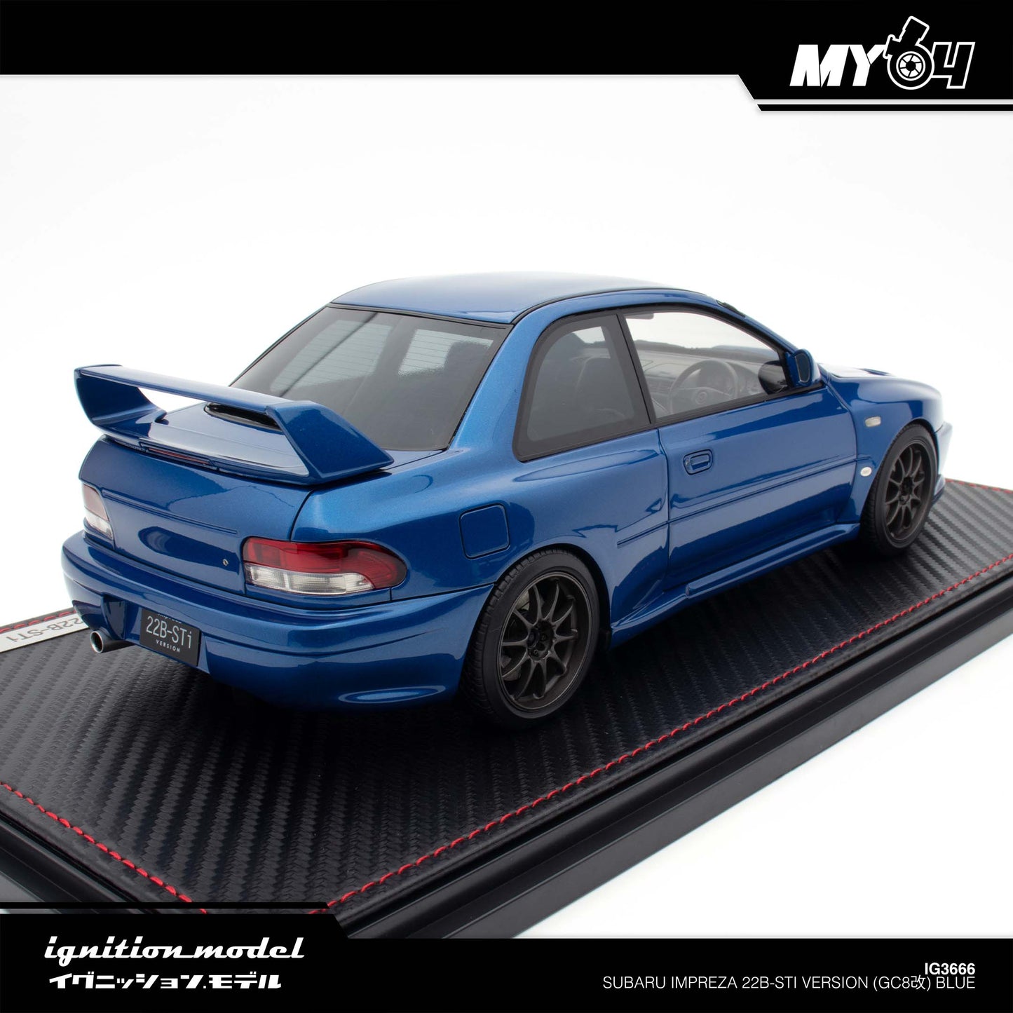 [Ignition Model] Subaru Impreza 22B-STi Version (GC8改) - Blue