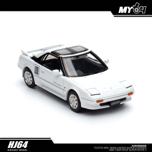 [Hobby Japan] Toyota MR2 1600G - Limited Super Charger 1988 T Bar Roof - Super White II