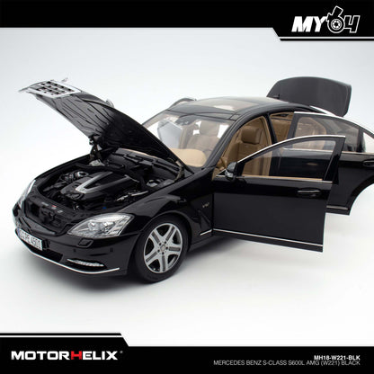 [Motorhelix] Mercedes Benz S-Class S600L AMG (W221) - Black