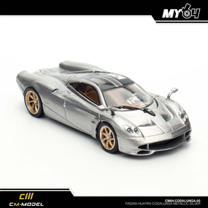 [CM Model] Pagani Codalunga - Metallic Silver