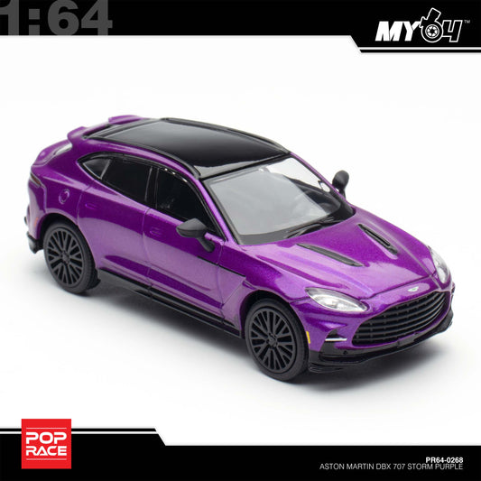 (UNSEAL UNIT) [Pop Race] 1:64 Aston Martin DBX 707 - Storm Purple