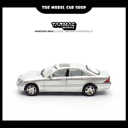 (UNSEAL UNIT) [Tarmac Works] Mercedes-Benz S-Class - Brilliant Silver Metallic