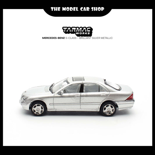 (UNSEAL UNIT) [Tarmac Works] Mercedes-Benz S-Class - Brilliant Silver Metallic