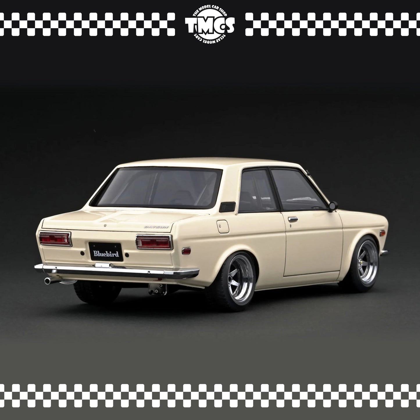 [Ignition Model] 1:18 Datsun Bluebird (510) - White