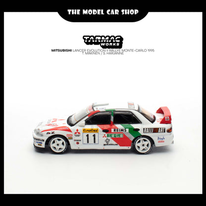 [Tarmac Works] Mitsubishi Lancer Evolution II Rallye Monte-Carlo 1995 T. Mäkinen / S. Harjanne