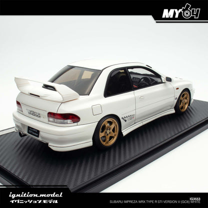 [Ignition Model] 1:18 Subaru Impreza WRX Type R Sti Version V (GC8) - White