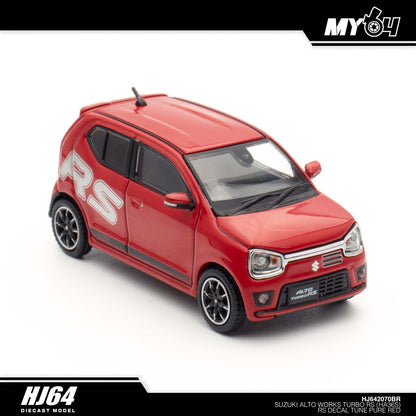 [Hobby Japan] Suzuki Alto Turbo RS (HA36S) RS Decal Tune - Pure Red
