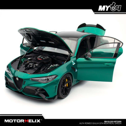 [Motorhelix] 1:18 Alfa Romeo Giulia GTA - Montreal Green