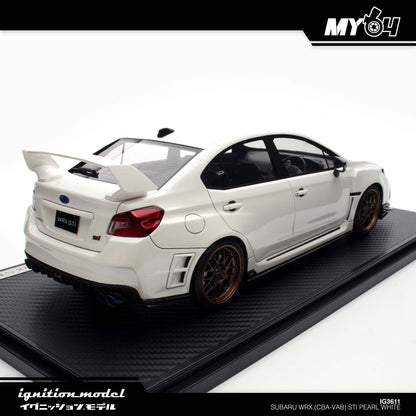 [Ignition Model] 1:18 Subaru WRX (CBA-VAB) STI - Pearl White