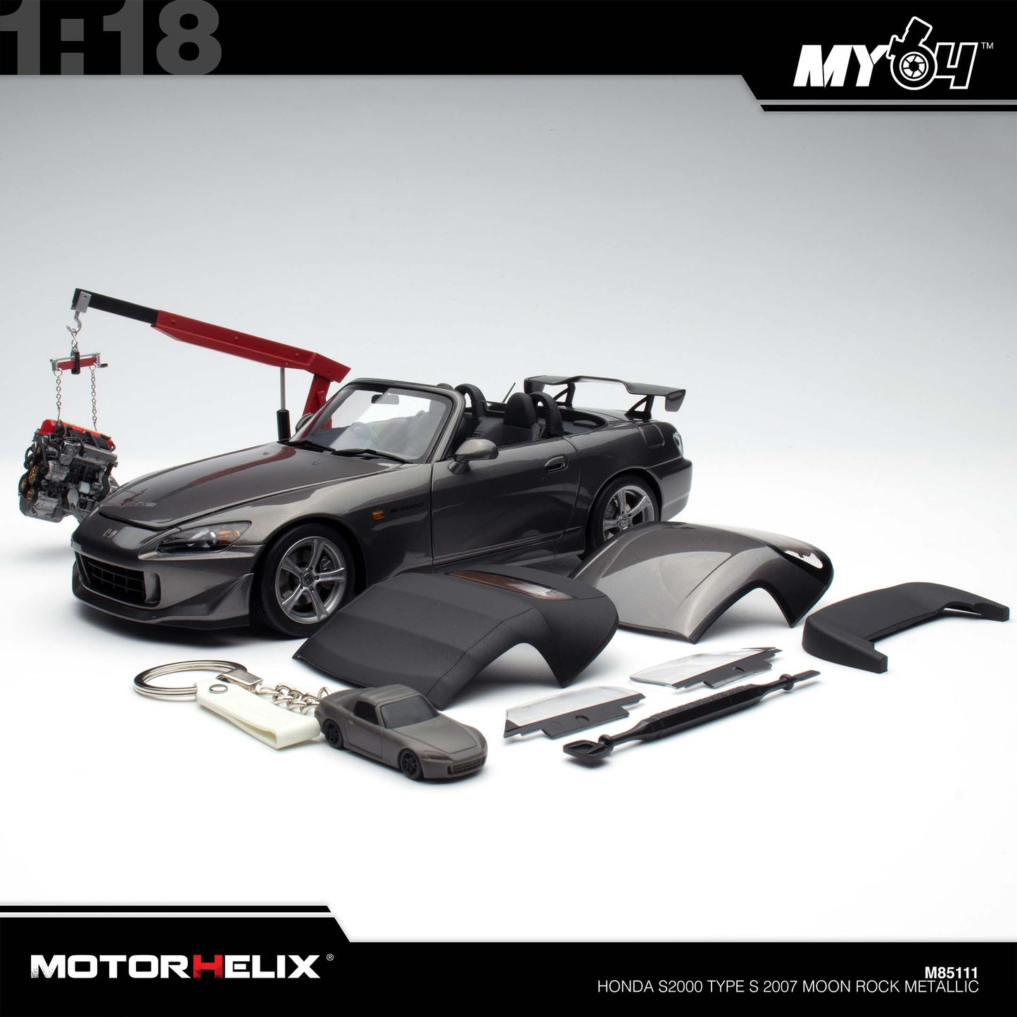 [Motorhelix] Honda S2000 Type S 2007 - Moon Rock Metallic
