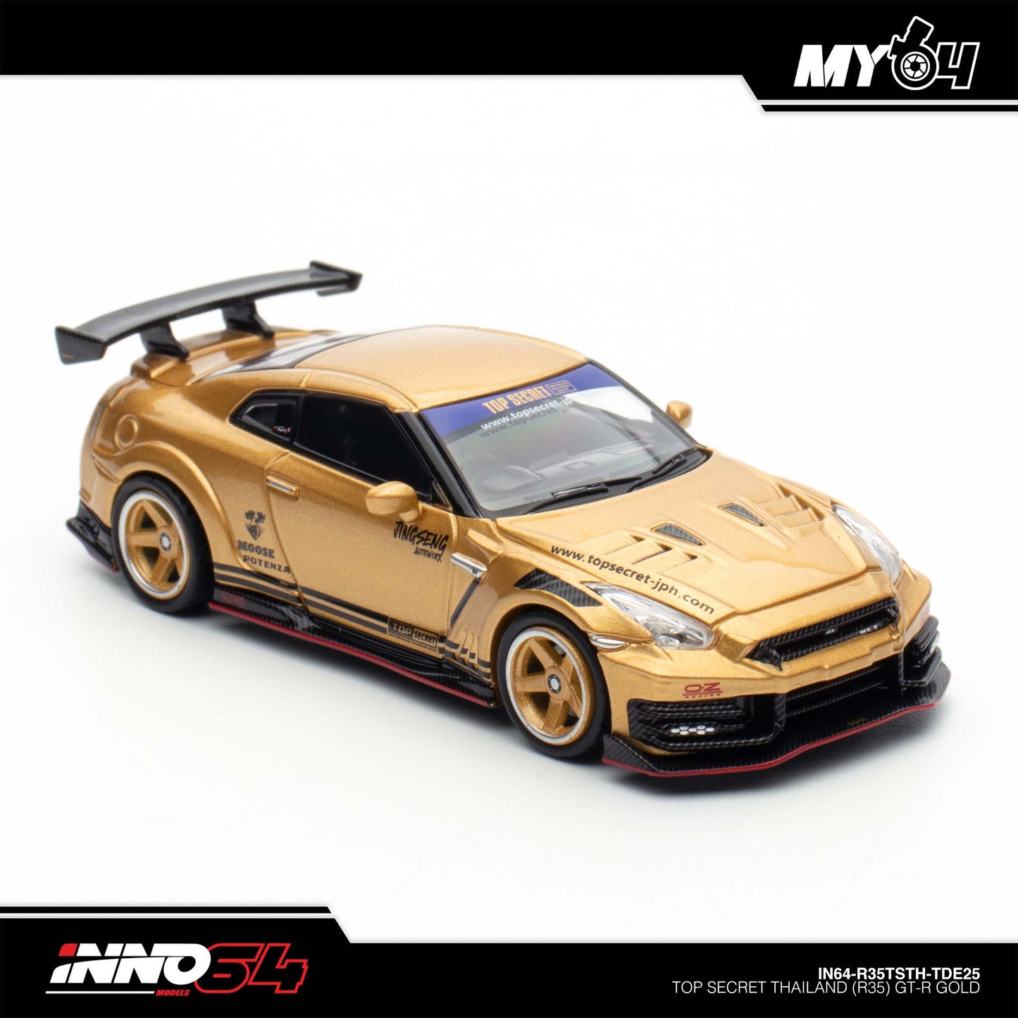 [INNO64] Top Secret Nissan Skyline GT-R R35 Thailand Diecast Expo 2025