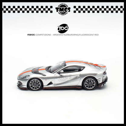 [Thrill Of Collector] FE812C Competizione - Argento Nurburgring/Fluorescent Red