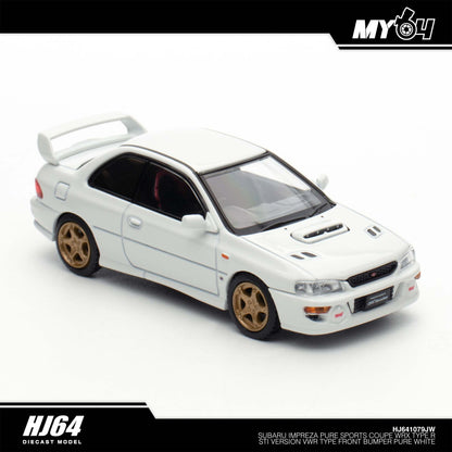 [Hobby Japan] Subaru Impreza Pure Sports Coupe WRX Type R STi Version VWR Type Front Bumper - Pure White